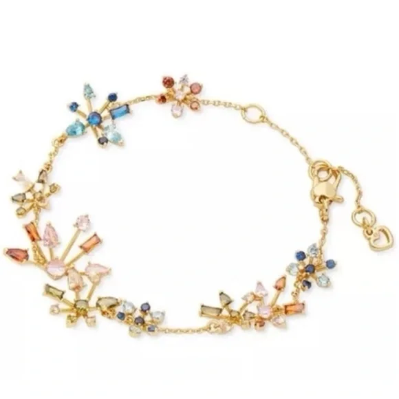 KATE SPADE Firework Floral‎ Line Bracelet NWT